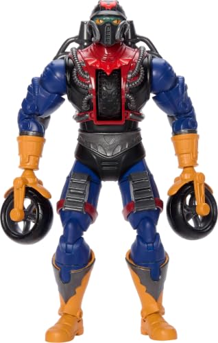 Masters of The Universe Masterverse Action Figure Dragstor New Etheria, 7 Inch Motu Toy, 30 Points Articulation, Wheel & Crossbow & Extra Hand