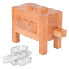 Onietoiy Unique 671-Step Extreme Difficulty Wooden Brain Teaser Puzzle Toy