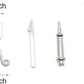5Pcs Dollhouse Mini Stethoscope Care Tools Dollhouse Dolls Miniature Garden Kit, Hospital Accessories Toys Set for Toy House Decoration Doll