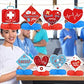 9PCS Nurse Week Table Decorations Nurse Week Decorations Nurse Honeycomb Centerpieces Nurse Party Decorations Happy Nurses Week Decorations Nurse