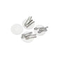 4Set Silver 1/12 Miniature Plates and Silverware Knife Fork Spoon Set Dollhouse Accessories, Décor, Decorations