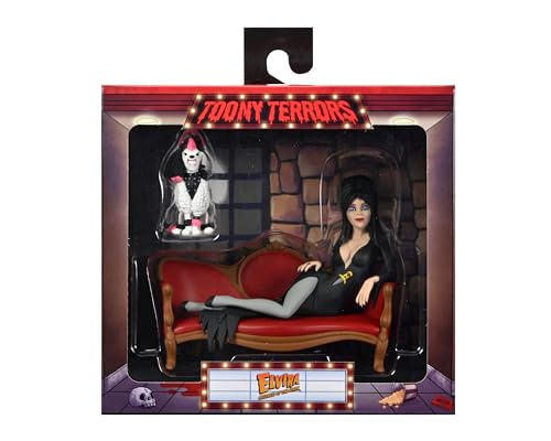 NECA - Elvira on Couch (Toony Terrors) 6" Action Figure Boxed Set