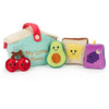 GUND Baby Play Soft Collection, My Little Picnic 5-Piece Plush Playset with Rattle, Squeaker and Crinkle Plush Toys, Sensory Toy for Babies and