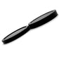 BQSPT Air Hockey Pucks and Paddles,Black Air Hockey Puck Pusher,Goal Handles Paddles Replacement Accessories for Game Tables (4 Striker 96mm