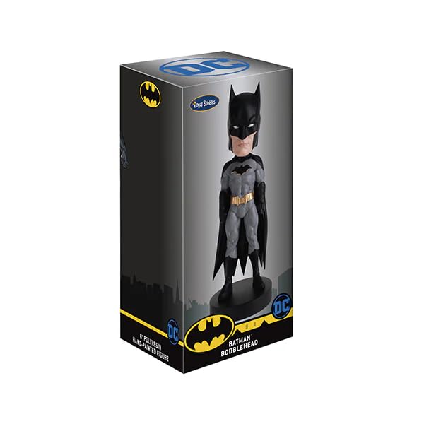 Royal Bobbles DC Comics Batman - 6 Inches Tall - Collectible Bobblehead Statue