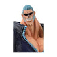 Banpresto One Piece 6.7-Inch Film Gold Franky DXF Sculpture, The Grandline Men Volume 5