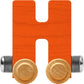NameTrains Bright Letter Car H - Made in USA