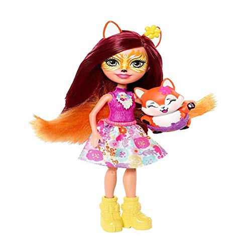 Mattel ENCHANTIMALS Playground Adventures PLAYSET + Felicity Fox Doll & Flick Figure