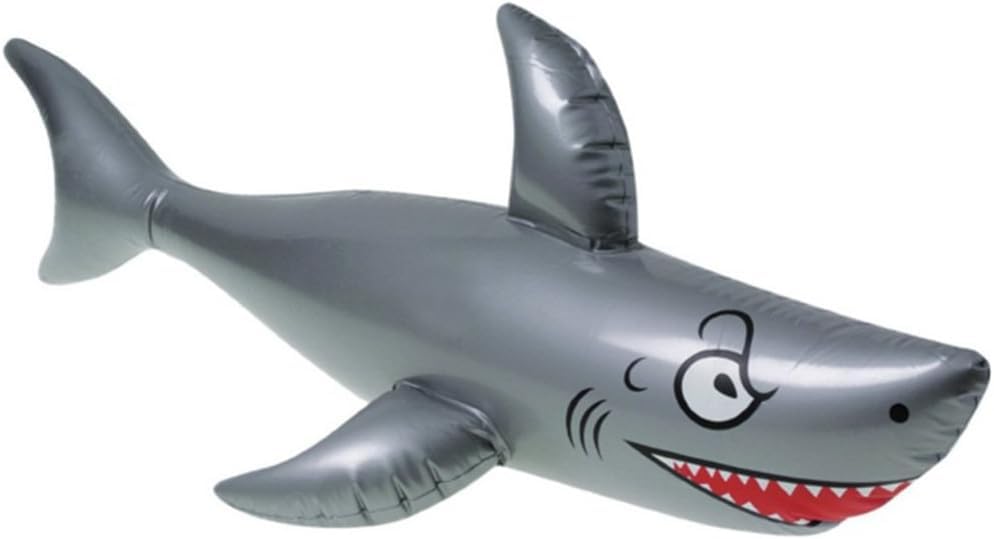 One 40" Long Vinyl Inflatable Shark