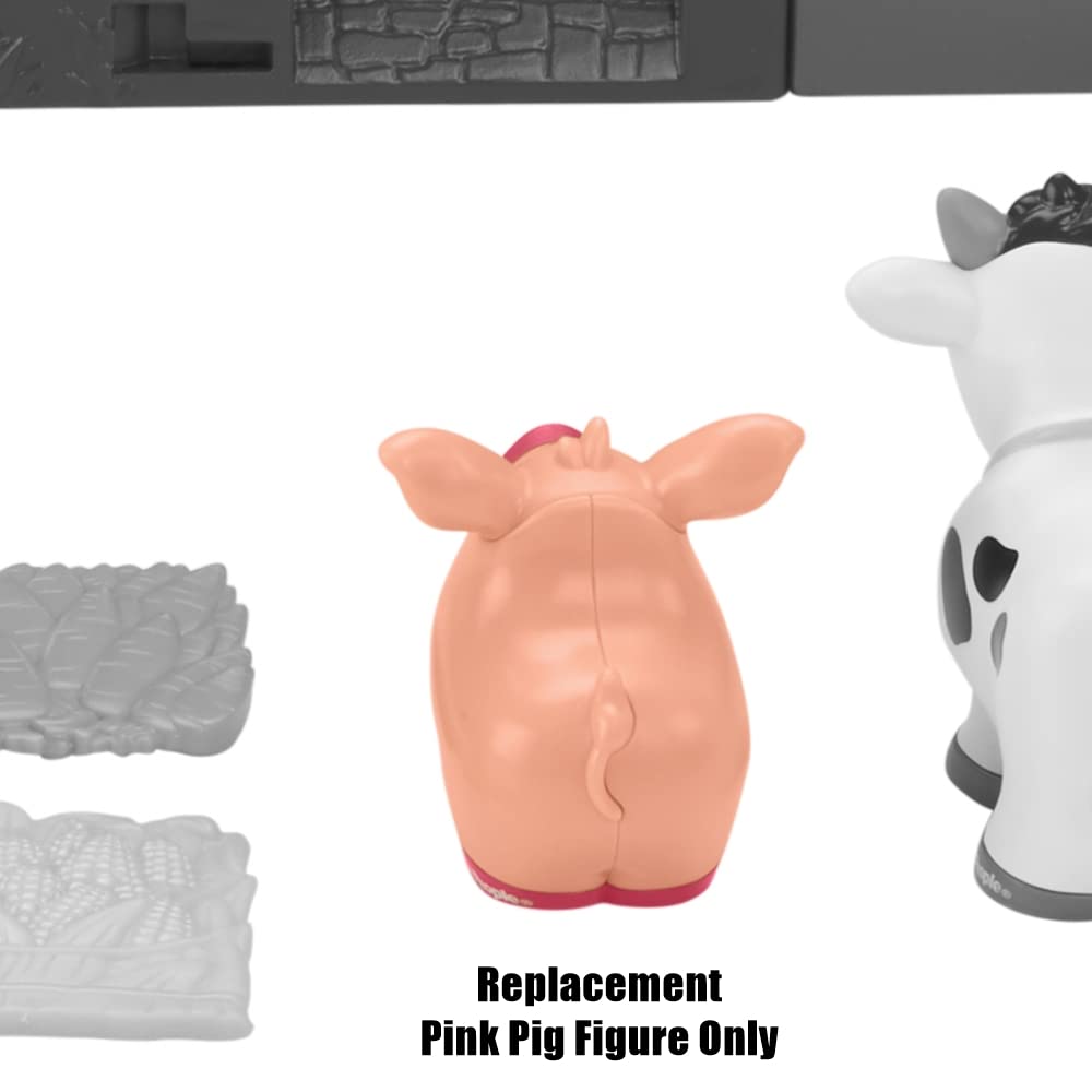 Fisher-Price Replacement Part Little People Caring Animals Farm Playset GLT78 - Replacement Pink Pig Figure