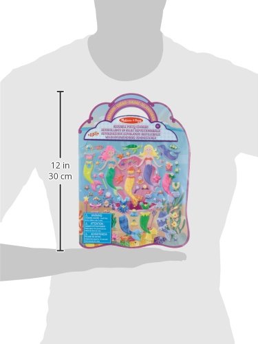 Melissa & Doug Puffy Sticker Play Set, Mermaid