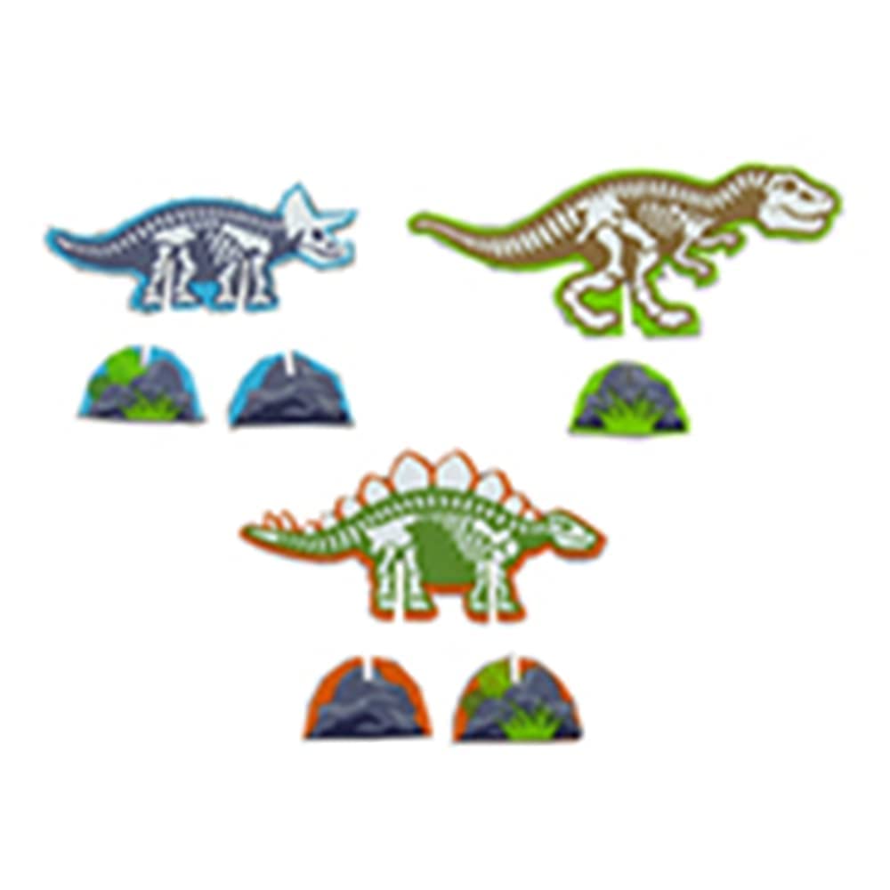 Fisher-Price Replacement Parts Dinosaur Discovery Playset GMN42 - Replacement Set of 3 Felt Dinosaur Figures with Stands