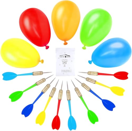 LovesTown 510PCS Dart Balloon Game Set, Carnival Games for Kids & Adults, Outdoor Party Game for Backyard, Birthdays & Family Reunions, Carnival Party