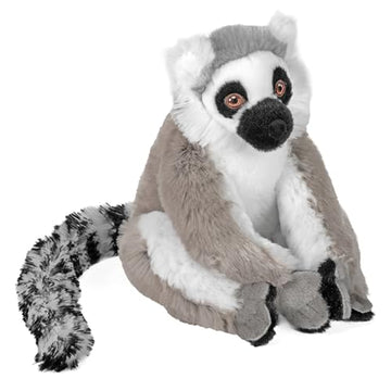 Wild Republic Cuddlekins Mini Ring Tailed Lemur Stuffed Animal - 8"