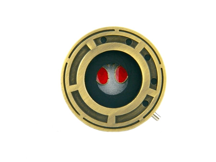 STAR WARS Rose Tico’s Resistance Ring With Shutter Prop Replica - Size 7 - The Last Jedi Collectible Accessory And Jewelry - Unique Gift for Halloween