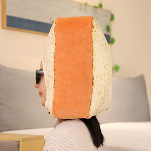 Warmtree bread Hat Fruit Hat Cute Plush Funny Novelty Plush Costume