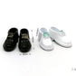 1Pair Black 1/12 Miniature Men Shoes Dollhouse Decoration Accessories, for DIY Fairy Garden Micro Landscaping Decor