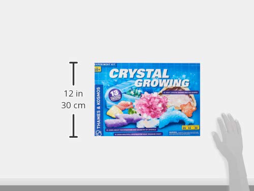 Thames & Kosmos Crystal Growing Science Kit Grow Over A Dozen Crystals with 15 Experiments, Includes Storage Case & 32 Page Color Laboratory Manual