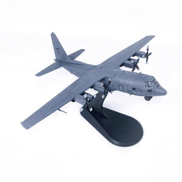 LATUROP 1/200 AC-130 Fighter Jet Model, Metal Pre-Build Diecast Airplane for Collection or Display, Highly Simulation Aircraft.
