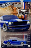 Hot Wheels '65 Ford Mustang 2+2 Fastback, Silver Series 5/5, Blue, 1:64 Scale Diecast