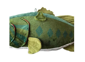 Adore 17" Cranky the Largemouth Bass Fish Stuffed Animal Plush Wall Mount