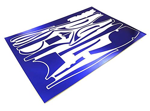 Scratch Resistance Sticker Set Decal for Traxxas 6507R TQi RC 4CH RC