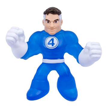 Heroes of Goo Jit Zu Marvel Studios The Fantastic 4 First Steps, Mister Fantastic Stretchy, Goo Filled 4.5" / 11.4 CM Action Figure, with Unique Gel