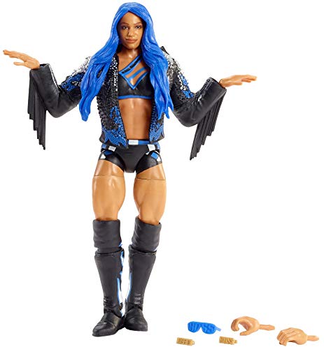 WWE Sasha Banks Elite Collection Series 83 Action Figure 6 in Posable Collectible Gift Fans Ages 8 Years Old and Up