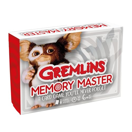 AQUARIUS Gremlins Memory Master Card Game - Fun Family Party Game for Kids, Teens & Adults - Entertaining Game Night Gift - Officially Licensed