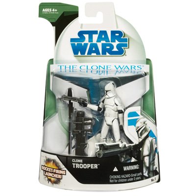 Hasbro Star Wars: The Clone Wars Clone Trooper with Rocket Firing Launcher