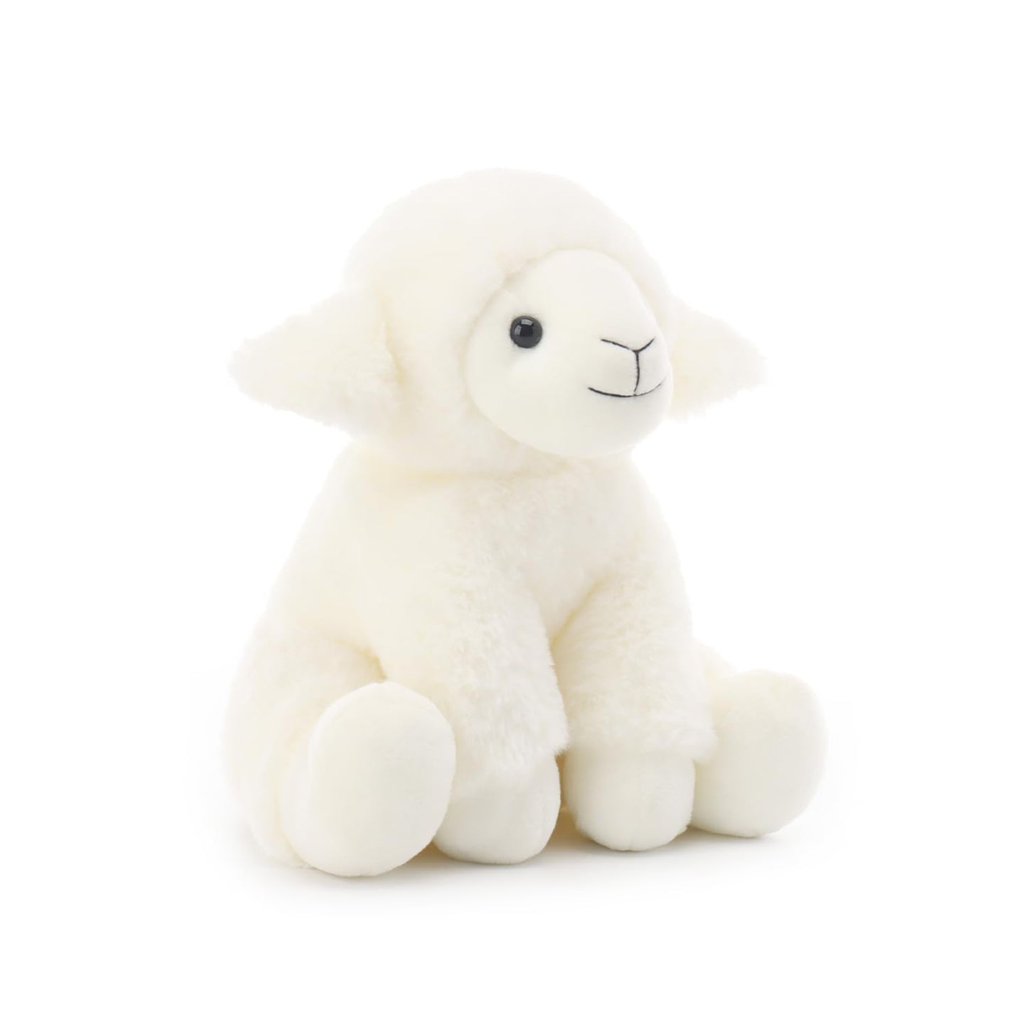 Apricot Lamb Toys Plush Cream Lamb Sheep Stuffed Animal with Soft Ears 8''