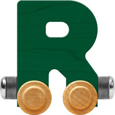 NameTrain Bright Finish Letter Cars - R (Colors May vary)