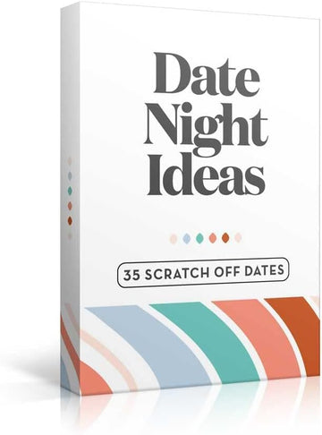 35 Scratch Off Date Night Ideas, Couples Gifts for Him, Her, Girlfriend, Boyfriend, Wife or Husband - Women or Men Anniversary Card Game, Engagement