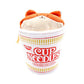 Anirollz Stuffed Animal Plush Keychain - Official Nissin Cup Noodle Ornament Charm Toy Doll | Soft, Squishy, Warm, Cute, Comfort, Safe | Birthday Gift
