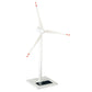 YounggDiy 3D DIY Metal Solar Windmill Model, Desk Home Decor Craft Science Education Toy Gift, 300 RPM Rotation Speed (Silver)