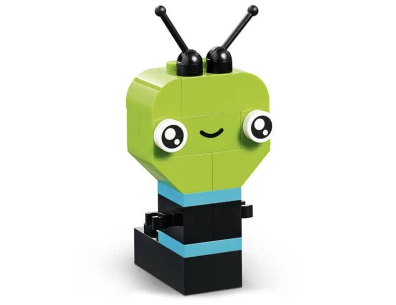 LEGO Classic Creative Neon Colors Fun Brick Box Set 11027, Building Toy to Create a Car, Pineapple, Alien, Roller Skates, and More, Hands-on Learning