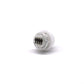 Arcity 4 Pcs/Lot 24mm Arcade LED Push Buttons Illuminated 1P 2P 3P 4P Players Lit with Microswitch for Arcade Machine Games Console Parts 5V White New