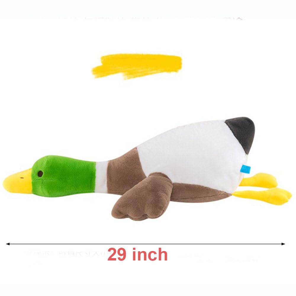 YUKOUQIAN Duck Stuffed Animal Cute Duck Plush Toy 29 inch for Girls Boys (lvtouya 70cm)