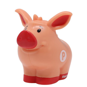 Fisher-Price Replacement Part for Collectible Little People Alphabet Fun Zoo Safari Farm Playset JGR92 - Replacement Letter P Pink Pig Figure