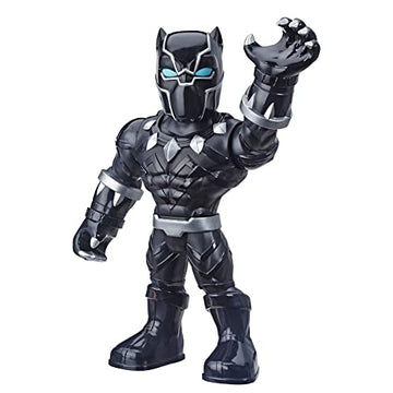 Playskool Heroes Marvel Super Hero Adventures Mega Mighties Black Panther Collectible 10" Action Figure, Toys for Kids Ages 3 & Up