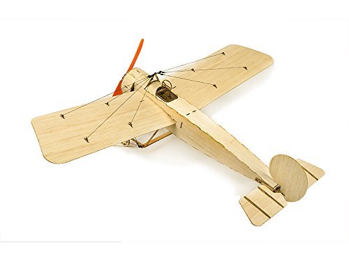 Dancing Wings Hobby 378mm Micro Balsa Wood Laser Cut Airplane Fokker Eindecker Need to Build (K0801)