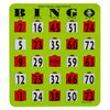 MR CHIPS Jam-Proof Easy-Read Large Print Fingertip Bingo Cards with Sliding Windows - Green 10 Pack - for Seniors, Nursing Homes & Large Groups