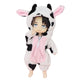 XiDonDon Cute Animal Pajamas Doll Clothes for OB11,Molly, Gsc,1/12 BJD Doll Accessories Toys Dolls Clothing (Cow)