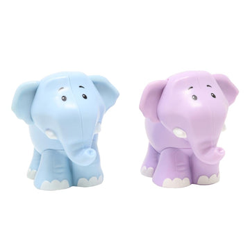 Fisher-Price Replacement Parts Little People Noah's Ark Zoo Safari Jungle Animals Playset JLV11 - Replacement Set of Purple and Blue Elephant Figures