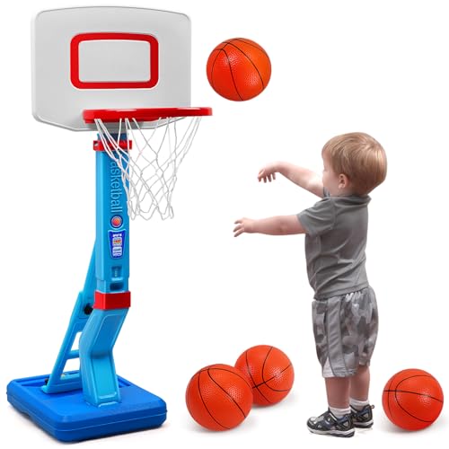 Toddler Basketball Hoop- Mini Kids Basketball Hoops Toy for Indoor Outdoor