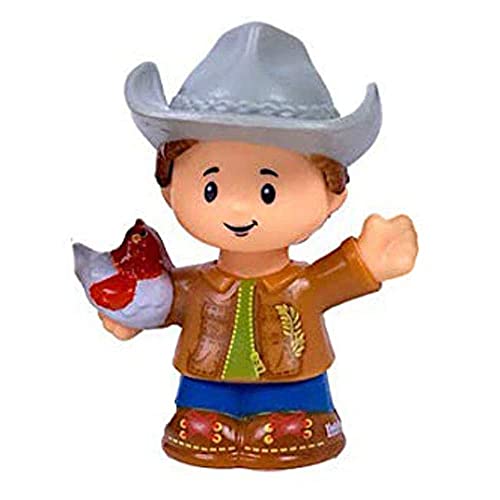 Fisher-Price Replacement Part Little People Caring for Animals Farm Zoo Safari Friends Playset DWC31 and CHJ51 - Replacement Farmer Cowboy Figure