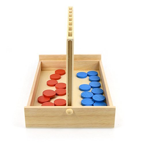4 in a Row Wooden Board Game Foldable Line Up 4 Classic Family Toy Educational Toy For Kids and Family