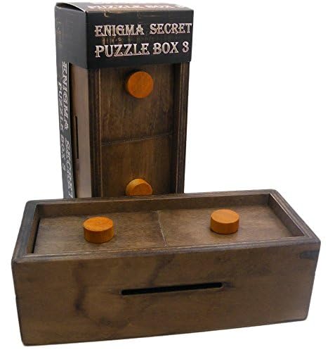 Explorer Enigma Secret Puzzle Box Money and Gift Card Holder Trick Lock