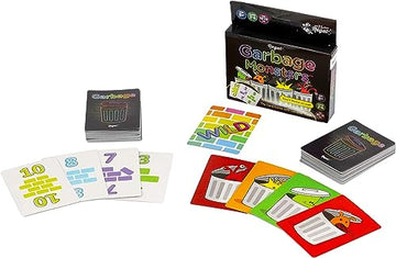 Regal Games Garbage Monsters Card Game Set for Kids, Teens & Adults - 2-4 Player Fun Family Games - Travel Playing Cards (16 Garbage Monsters Cards)