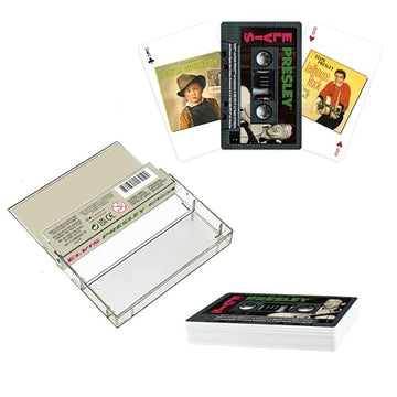 Aquarius Elvis Presley Premium Cassette Playing Cards -Elvis Presley Themed Deck of Cards for Your Favorite Card Games - Officially Licensed Elvis